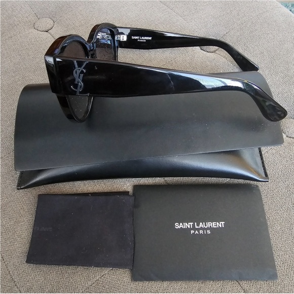 Yves Saint Laurent SL M3 001 oversized cat shaped sunglasses - Picture 8 of 12